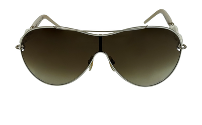 Gucci Gafas Vintage, 70&euro;, Accesorios, Blanco/Marrón, Plástico - Acrílico, Vista frontal